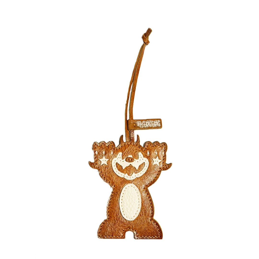 HellBent Burnt Umber Leather Bag Charm