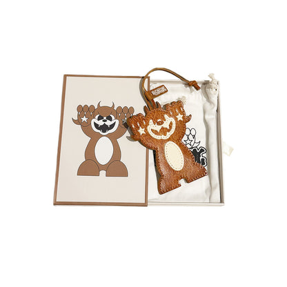 HellBent Burnt Umber Leather Bag Charm